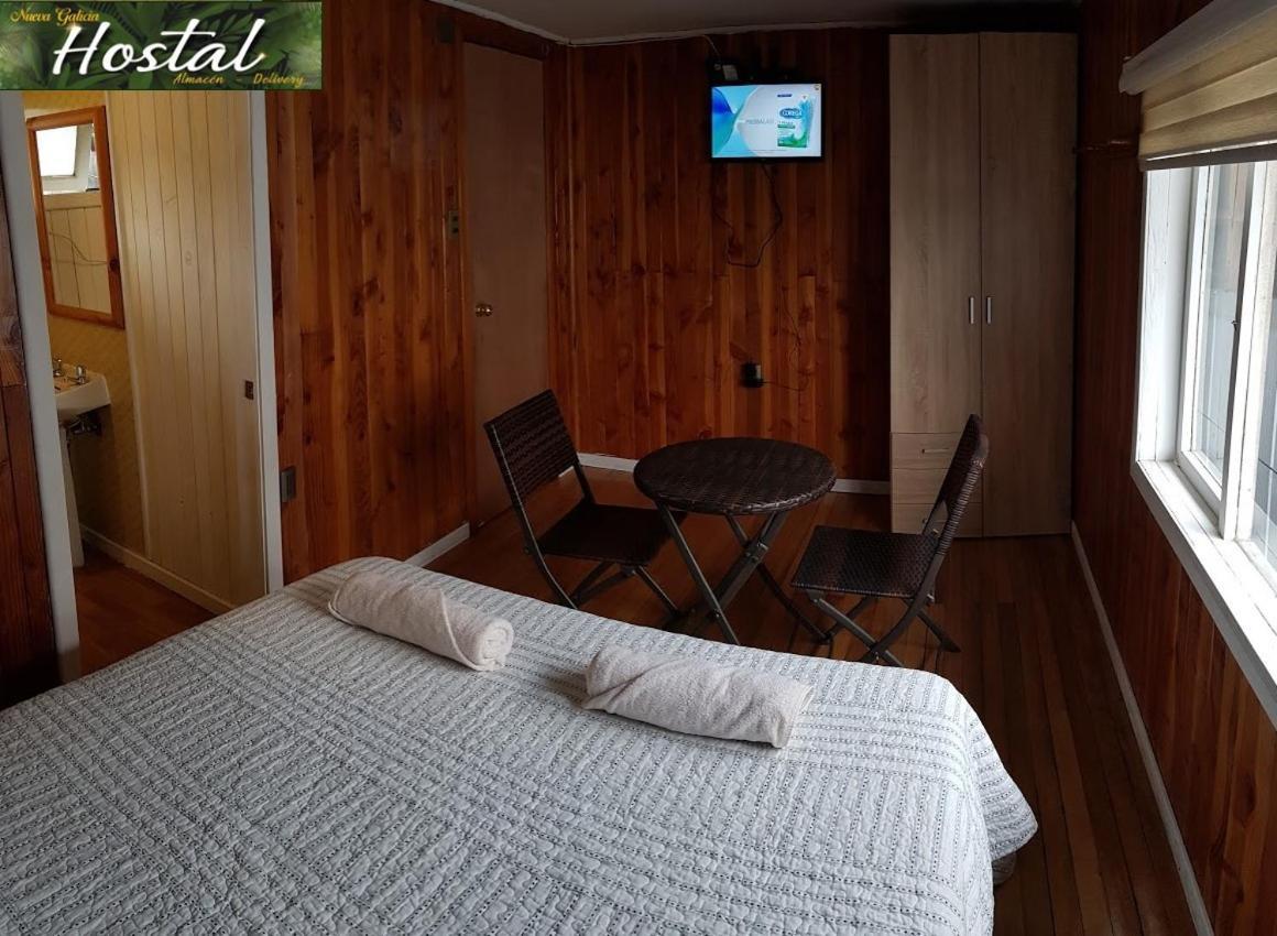 Hostal Nueva Galicia Castro Bagian luar foto